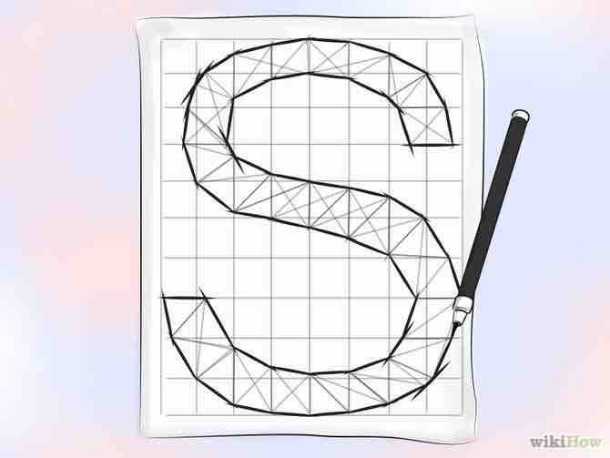 Imagen titulada Draw an "S" Made Entirely of Straight Lines Step 7